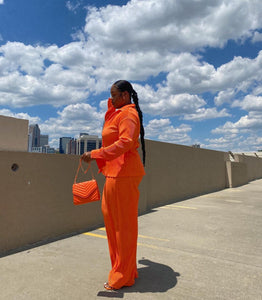 Top Teir Pants Orange