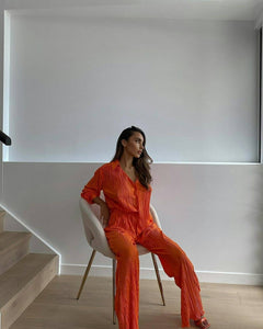 Top Teir Pants Orange