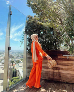 Top Teir Pants Orange