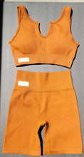 Load image into Gallery viewer, HK Fitness Biker Shorts Set - Caramel