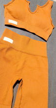 Load image into Gallery viewer, HK Fitness Biker Shorts Set - Caramel